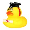 GXGM 1 Stück lustige Akademiker Badeente mit Diplom - Quietscheentchen