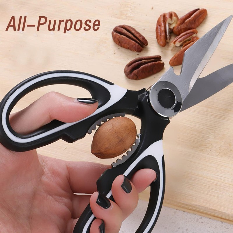 Mumoo Bear Heavy Duty Kitchen Scissors, Sharp Kitchen Scissors Multipurpose
