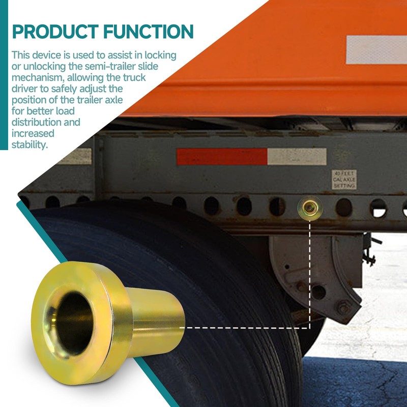 Trailer Tandem Slide Stopper,Tandem axle Stop Lock pin Tool, Tandem