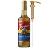Torani Coffee Syrup, Peanut Butter Flavoring for Drinks, Glass Bottle