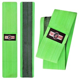 FIGHTSENSE Resistance Band Hip Circle Fitness Loop Peach Booty Squat Lunge Gym (Green, L/XL)