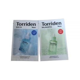 Torridon Toriden Soothing Moisture Care Dive-in Low Molecular Hyaluronic Acid Mask 10 sheets + Balanced Cica Control / 토리든 진정 수분케어 다이브인 저분자 히알루론산 마스크 10매 + 밸런스풀 시카 컨트롤