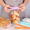 袋止めクリップ 16個セット 4サイズ シーリングクリップ 食材保存 鮮度キープ 酸化防止 繰り返し使用可能 色ランダム