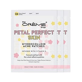 The Crème Shop Petal Perfect Skin - Hydrocolloid Acne Patches | Pink & Yellow (3 Pack)