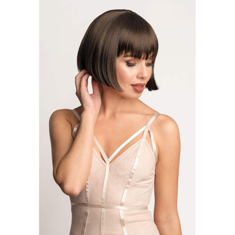 Brown bob wig, chic and stylish: Honour mocha #10