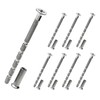 Mebamce 8 Sets M4 Bolt Connecting Screws and Sleeves, Stainless