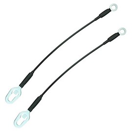 TRQ Tailgate Tail Gate Cables Pair Set of 2 NEW Compatible with Dodge Ram Pickup Truck
