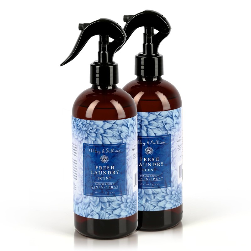 Abbey & Sullivan Linen Spray, Fresh Laundry Scent with Fresh