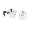 Stovetop Coffee Maker Coffee Boiler Pot Aluminum Octagonal Shape for