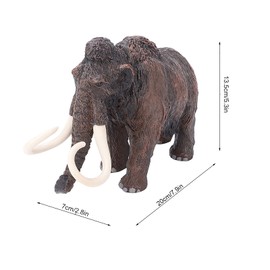 Itonash Mammoth Model, Simulation Old Animal Figures Mammoth, Realistic Prehistoric Extinct Animal Collection Toy Figure Forest Animal Elephant Ornament Toy Model Wool Mammoth