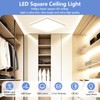 LED Ceiling Light Living Room 4000K-24W-2800LM, IP44 Waterproof Modern Simple