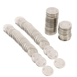NUOBESTY 100 Pieces Commemorative Coin Metal Coin Collection Gift Souvenir Art Metal Antique Collection Coin Challenge Coin