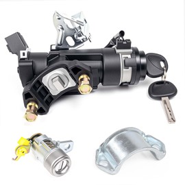 81910-1R110 Ignition Lock Switch Assembly with Door Lock & Keys Fit for Hyundai Accent 2012-2017 Dodge Attitude 12-14, Ignition Lock Cylinder with Housing Replace# 81900-1RB00 81900-1RJ00 81970-1RA00