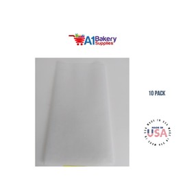 White Non-Woven Tissue Sheets 10 Sheet Pack ~ 20"x26" SheetsUse for Flower Wrapper, Bouquet