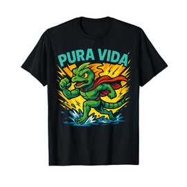 Pura Vida Superhero Basilisk Kids Graphic Novel Water Run T-Shirt