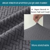 CEYISZHU Thick Stretch Knitted Jacquard Square Ottoman Slipcover - Washable,