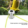 SWAWIS Aluminium Line Head Grass Trimmer Head Thread Spool Nylon