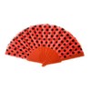 Caprilite Spanish Flamenco Red Black Polka Dot Fan Chinese Folding
