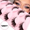 3D False Eyelashes, Cat's Eye, Natural Artificial Eyelash Extensions Set,