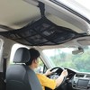 CCAIPU Car Ceiling Cargo Storage Net Pocket, Adjustable Double-Layer Mesh