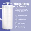 JBK Pottery - Mixing Pitcher for Drinks, Plastic Water Pitcher