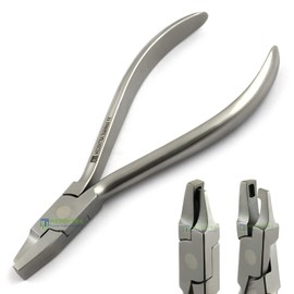 Dental Orthodontic Retainer Aligner Pliers Clear Braces Invisible Punch Thermal Forming (Vertical Plier)