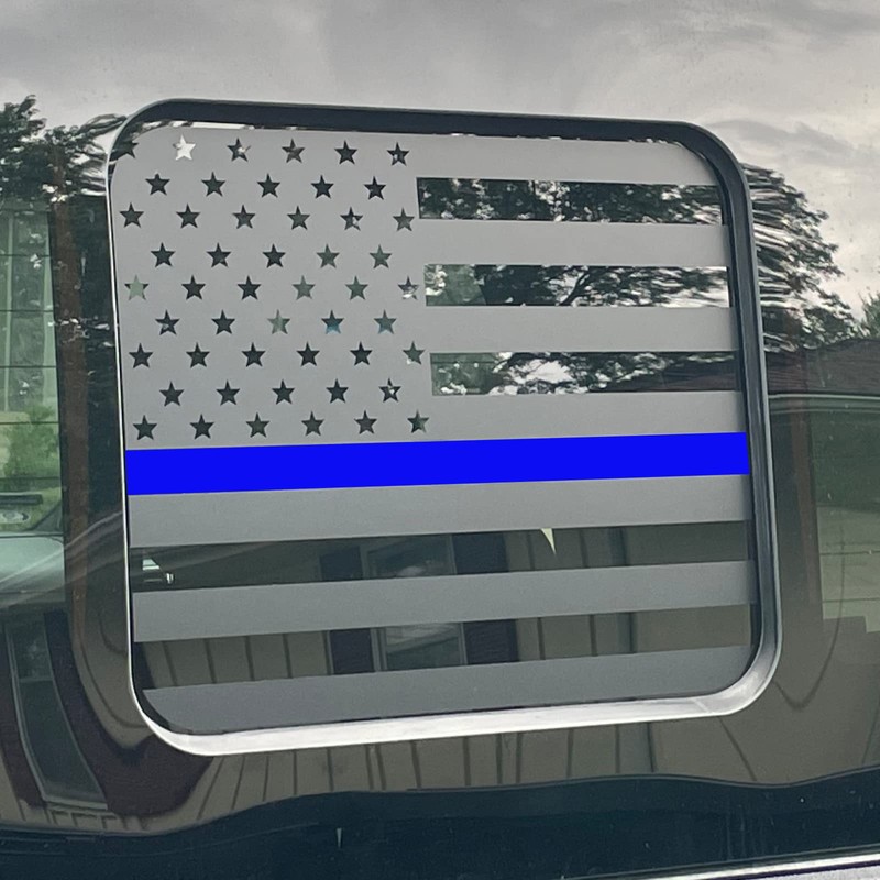 Zhizhong for F150 2015-2021 Rear Middle Window Decal, American Flag