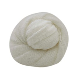 Uposao Baby Newborn Photo Props Wraps, Newborn Photo Shoot Wrap, Baby Swaddle Photography Background, Newborn Photography Wrap, Photo Blanket, Stretch Knit Wrap for Boys and Girls, White