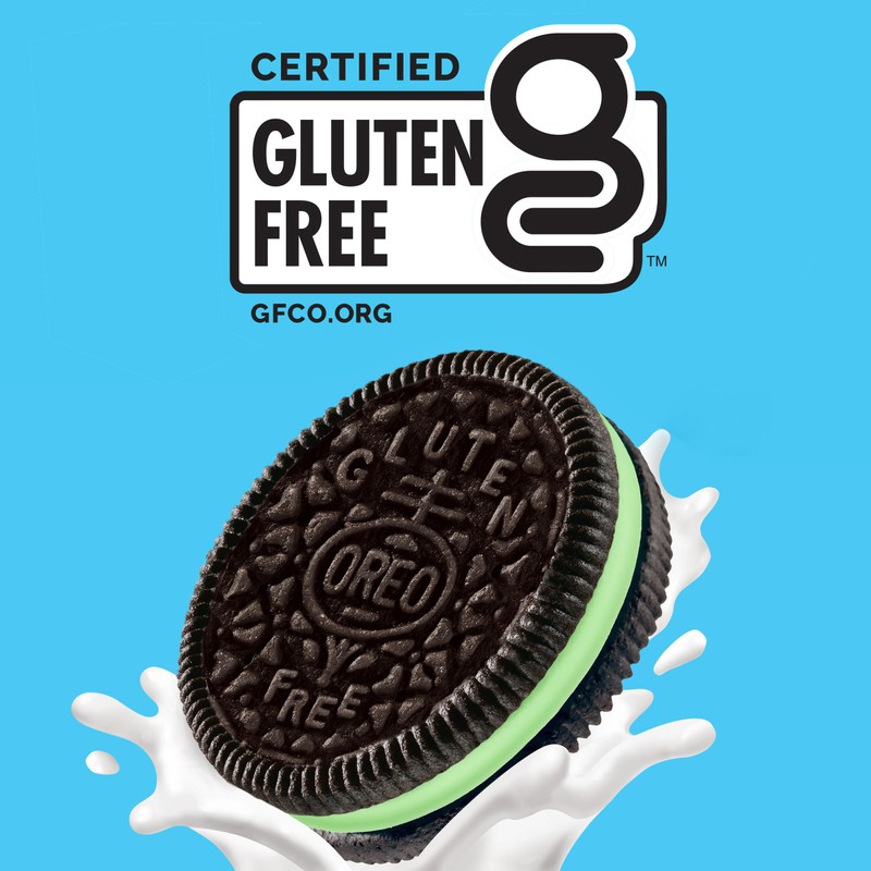 OREO Gluten Free Mint Creme Chocolate Sandwich Cookies, Gluten Free