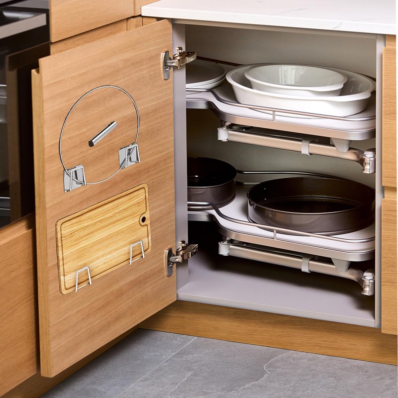 Aogigigio Under Cabinet Cutting Board Holder - Cutting Board Holder