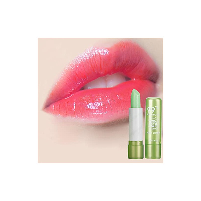 Bálsamo Labial de Aloe Vera que Cambia de Color -