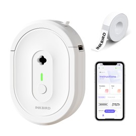 Inkbird N12 Bluetooth Label Maker Printer with Tape Mini Portable