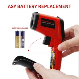 MEASUREMAN Infrared Thermometer (Not for Human),Standard Size Temperature Gun Non-Contact Digital Laser Thermometer-58℉~752℉(-50℃ to 400℃)