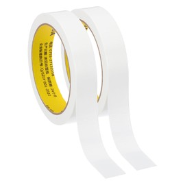 PATIKIL 0.8"x0.01" Bookbinding Tape, 22 Yard Total 2 Roll Cloth Bookbinding Repair Tape Book Binding Tape Self Adhesive for Repairing Old Books, White