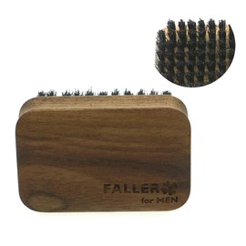 For Men - Men's Hand Wash Brush Made of Oiled Walnut Wood, A Nail Brush with Strong Bristles for Strong Men, Size: 75 x 50 x 30 mm, Made in Germany