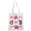 MYSOMY Moo Deng Cute Pygmy Hippo Tote Bag Gift for