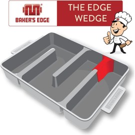 Baker's Edge Wedge for the Edge Brownie Pan | Divide your Pan Into Two Separate Baking Areas | Wedge Only