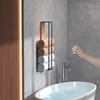 Wall-Mounted Towel Rack for Bathroom Storage – Iron & Wood