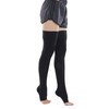 20-30 mmHg Thigh High Compression Socks 1 Pair Open- Toe
