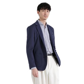 Nano Universe 668-5117203 Men's TexBRID (R) Punch Stretch Jacket (Setupable), 120 navy