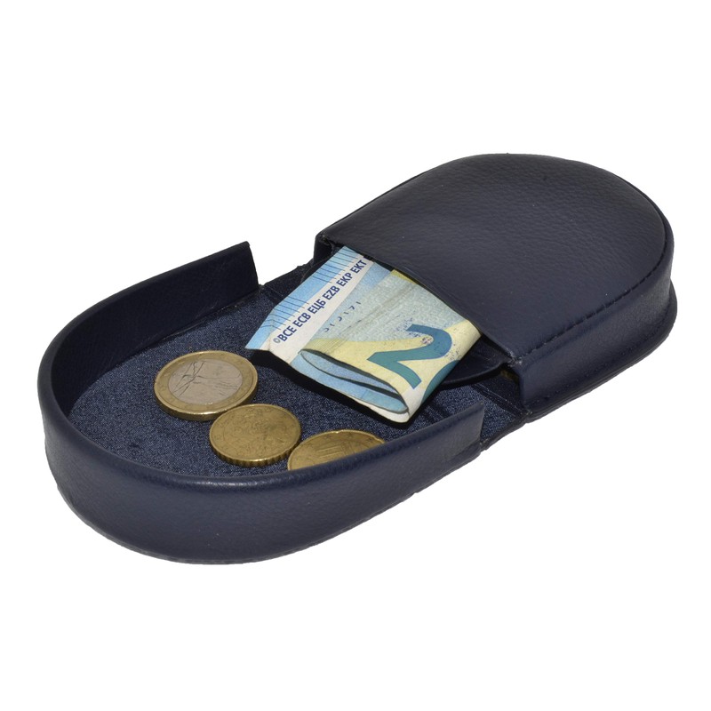 COVERI Tacco Men's Genuine Leather Coin Purse, blue