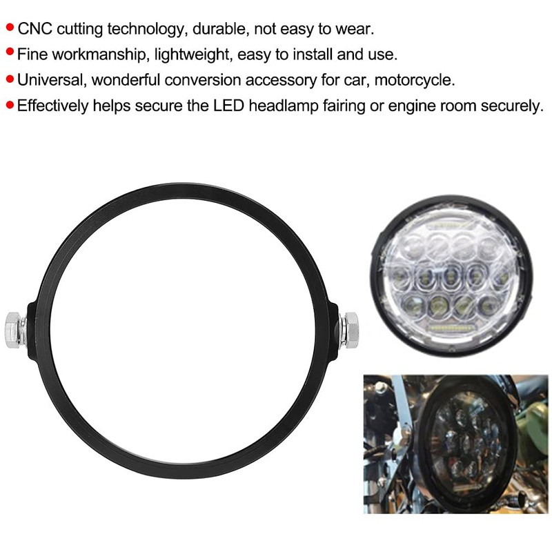 Motorcycle Headlight Bracket, Headlight Bracket, Universal Motorcycle Aluminium Alloy 5.75