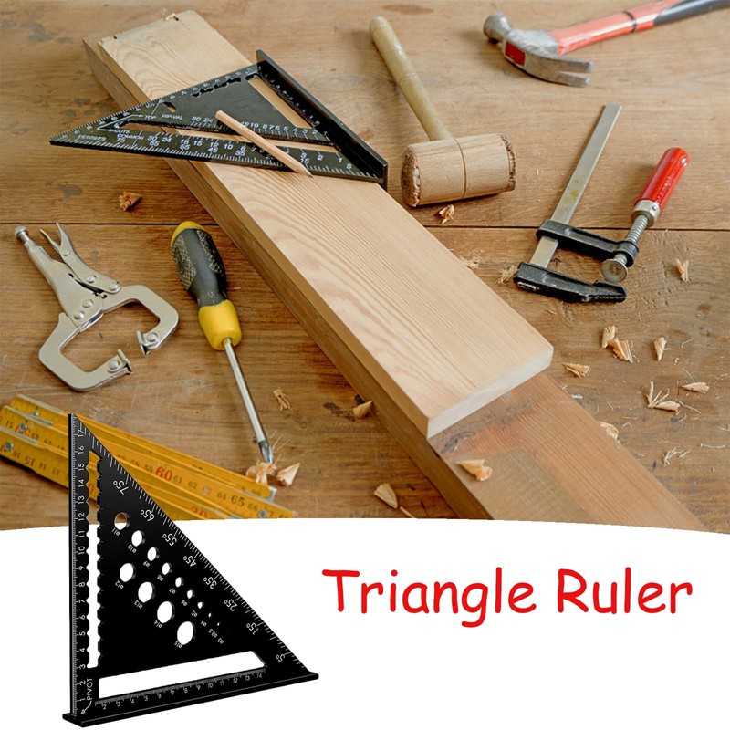 Triangle Ruler Carpenters Square Tool 7inch Metric Triangle Ruler Triangle