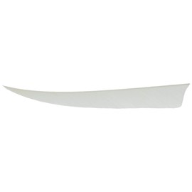 Trueflight Feathers Shield Cut 5 RW White 100/pk.