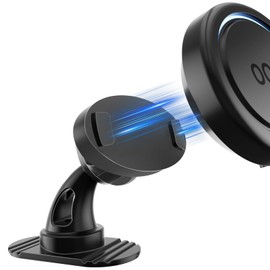 YSYFAD 360° Rotation Magnetic Car Mount for OOONO CO-Driver NO2 Speed Camera Warning OOONO 2 Holder Car Built-in Magnet Exact Fit with Faithful Magnet Black