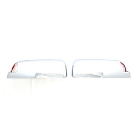 Trim Illusion Chrome Car Side Rear View Mirror Cover Caps Compatible with Ram 2500/3500 2011-2022, MC350