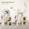 Globlazer F50 Cat Tower for Adult Indoor Cats, 50-inch Heavy