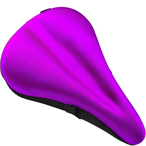 Comfortable Bike Seat Cushion for Women and Men - Gel Padded Bicycle Seat Cover for Exercise Bike