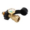 Gas Tank Pressure Gauge QCC Type 1 Converts 5‑100lb Gas