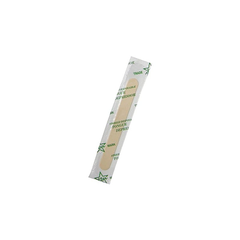 スター舌圧子（木製） ●規格：一般用●サイズ（幅×全長）：17×150㎜●入数：200枚